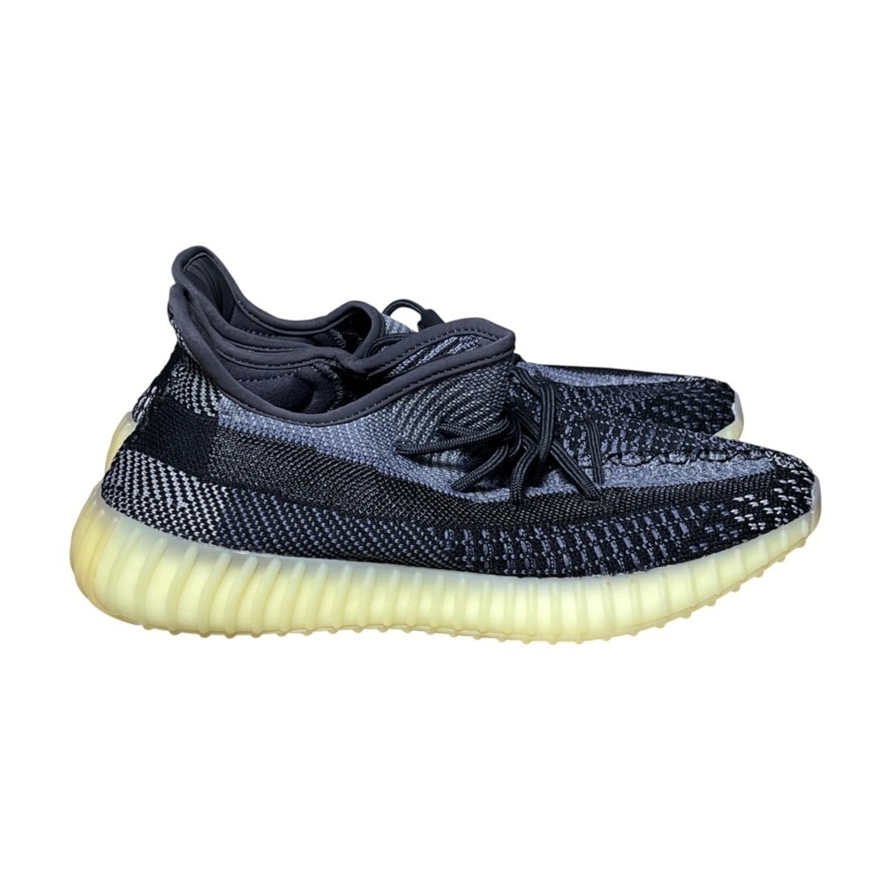 Adidas Yeezy Boost 350 V2 Low Carbon Gray Black Men's Size 8 US